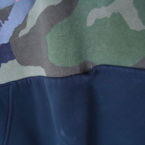 Nike Air Jordan Camo Print (Olive Green) Hoodie/Sweatshirt/Pullover - Size L - Picture 7 of 8